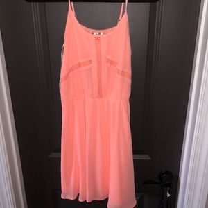 Sheer Coral dress